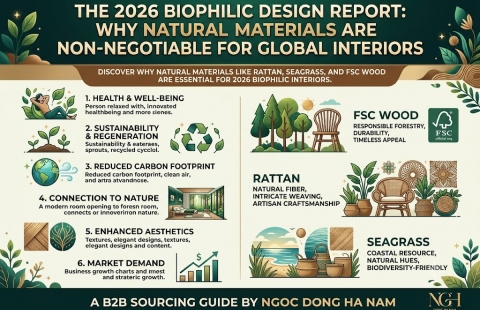 The Natural Revolution: Why Global Buyers and Designers Must Prioritize Biophilic Materials in 2026